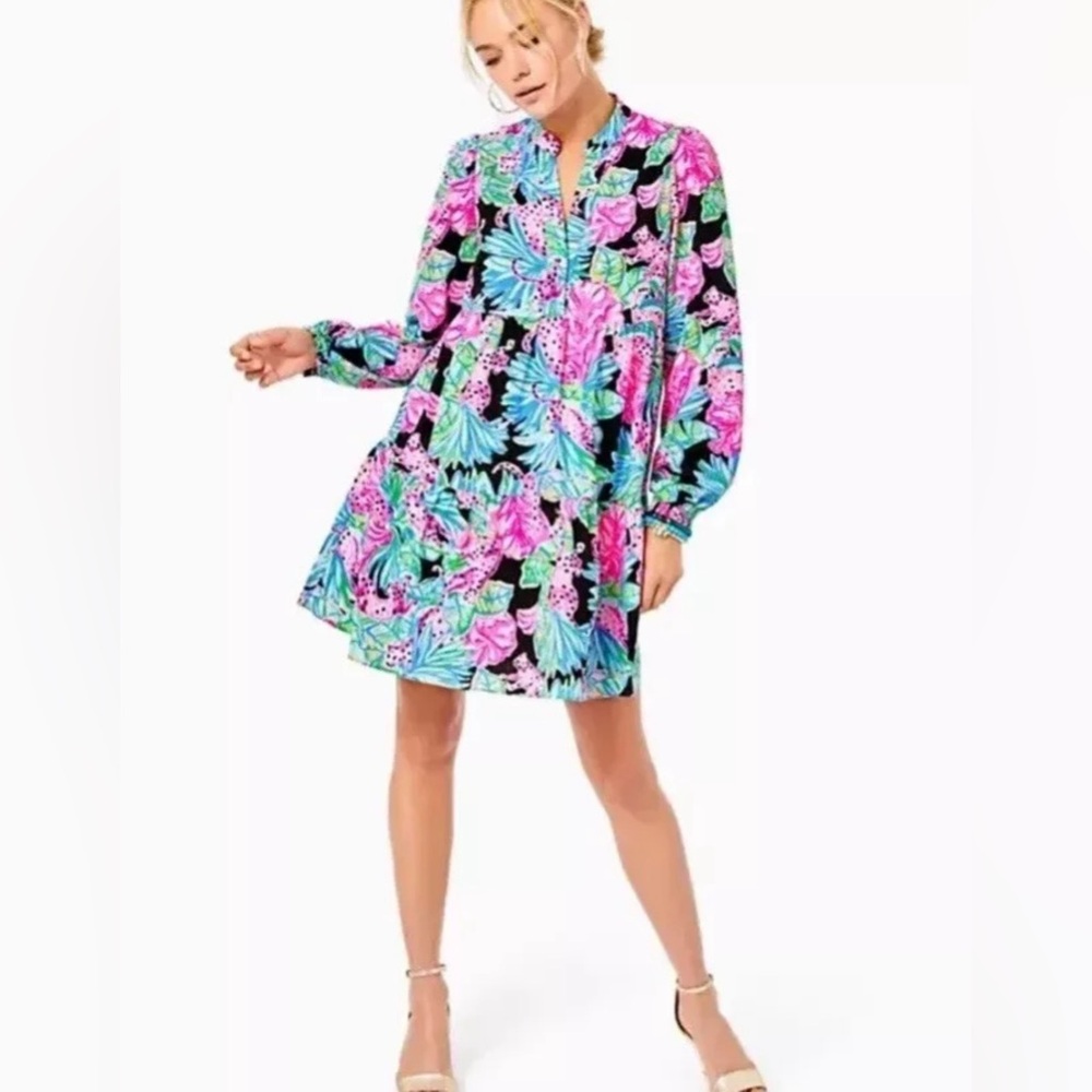 Lilly Pulitzer XL Wionna in Onyx Jaguar Jungle
